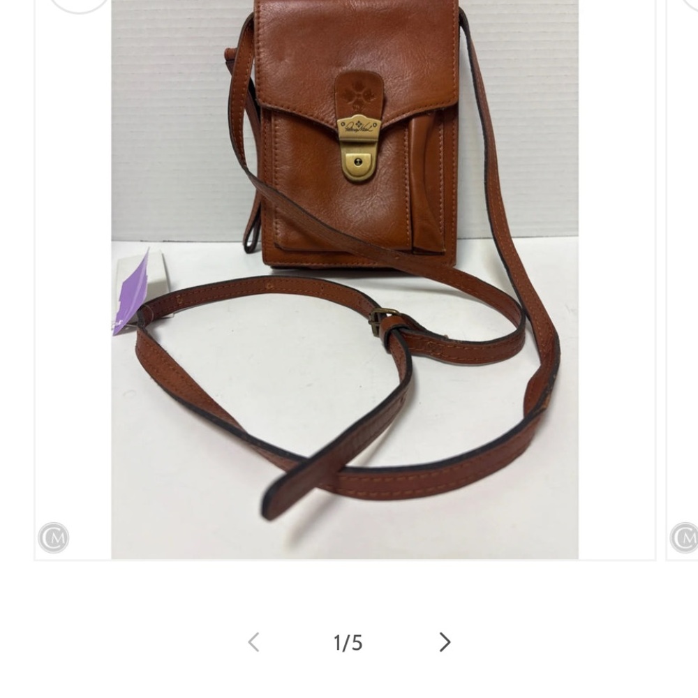 Patricia Nash Brown Crossbody Bag - Picture 1 of 9